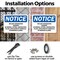 Signmission Wetland Conservation Easement No Mowing, 14 in W x Rectangle, Plastic OS-2PACK-NS-P-1014-L-19039 - alternate 8